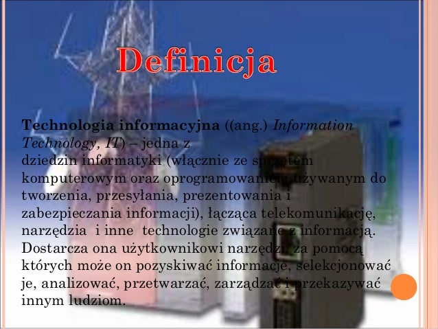 Wykorzystanie technologii informacyjnej w pracy nauczyciela Wykorzystanie Technologii Informacyjnej W Edukacji