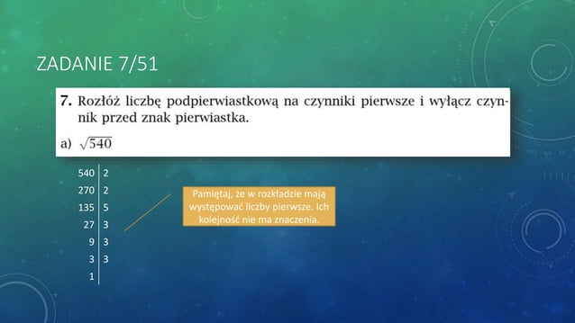Wyłącznie czynnika przed znak pierwiastka | PPT Wyłącz Czynnik Przed Znak Pierwiastka 12