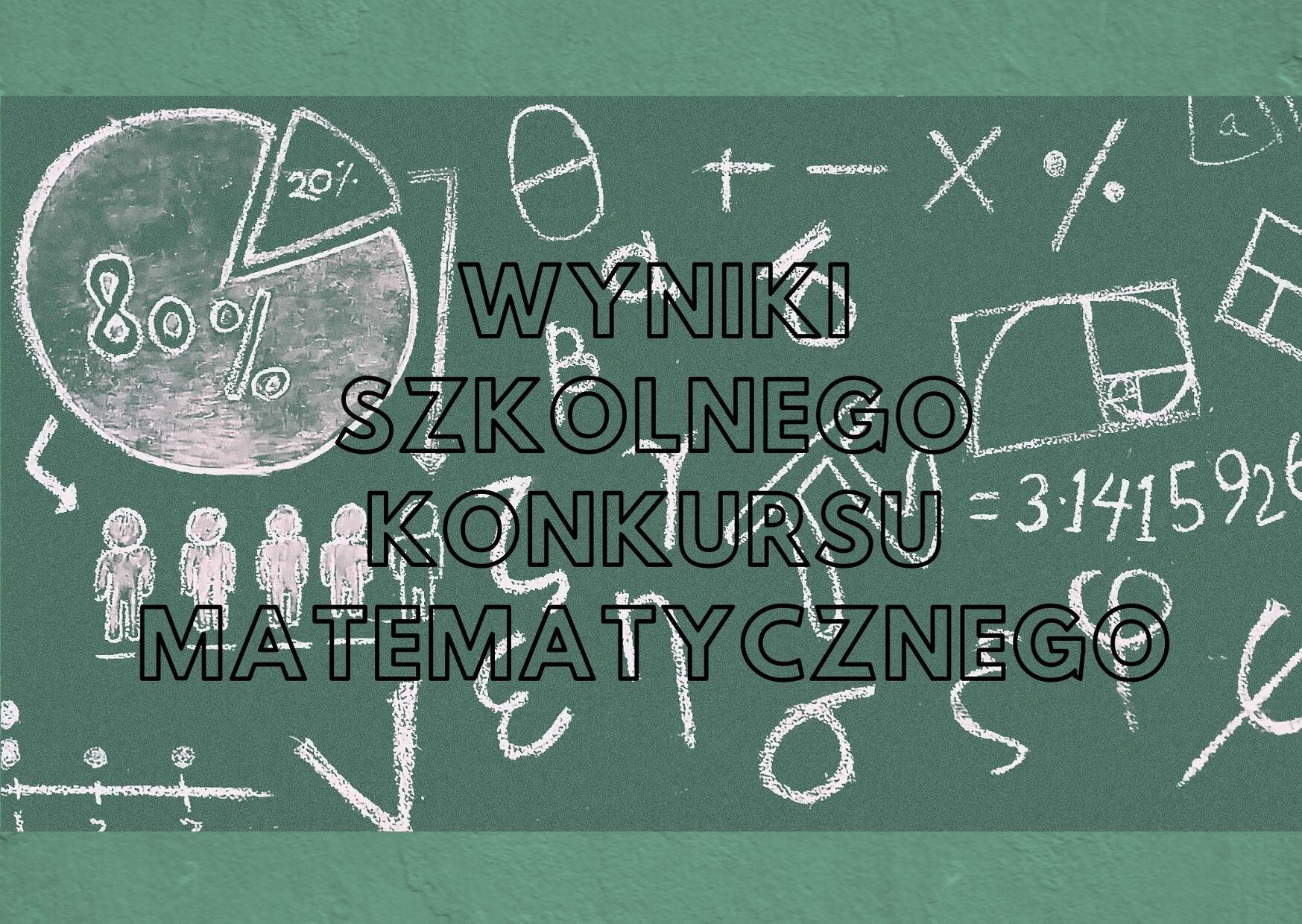 Wyniki Konkursu Matematycznego Podano W Punktach