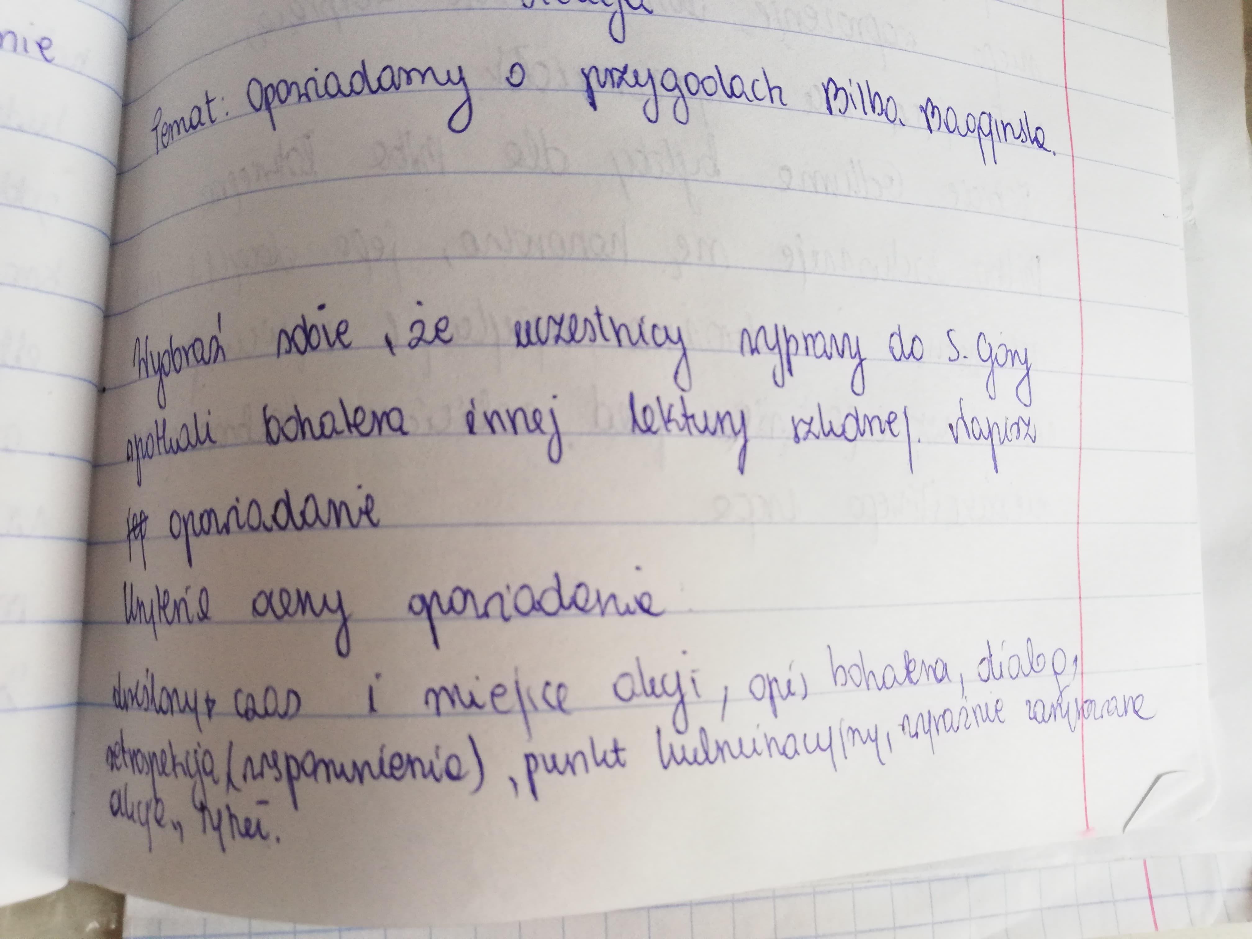 Wyobraź sobie,że uczestnicy wyprawy do S.Góry napotkali bohatera innej Napisz W Zeszycie List Do Wybranych Bohaterów Baśni