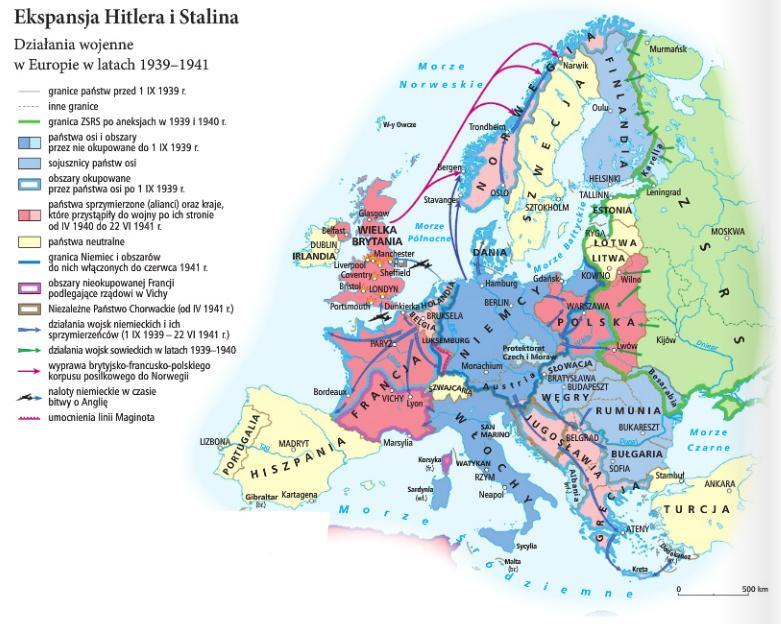 Wypisz zdobycze terytorialne ZSRS w czerwcu 1940 oraz państw osi w Wymien Zdobycze Terytorialne Niemiec Wloch I Japonii