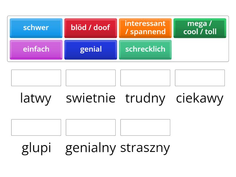 Wyrazanie swojego zdania TEST - Match up Czy Wypowiadanie Swojego Zdania Ułatwia życie