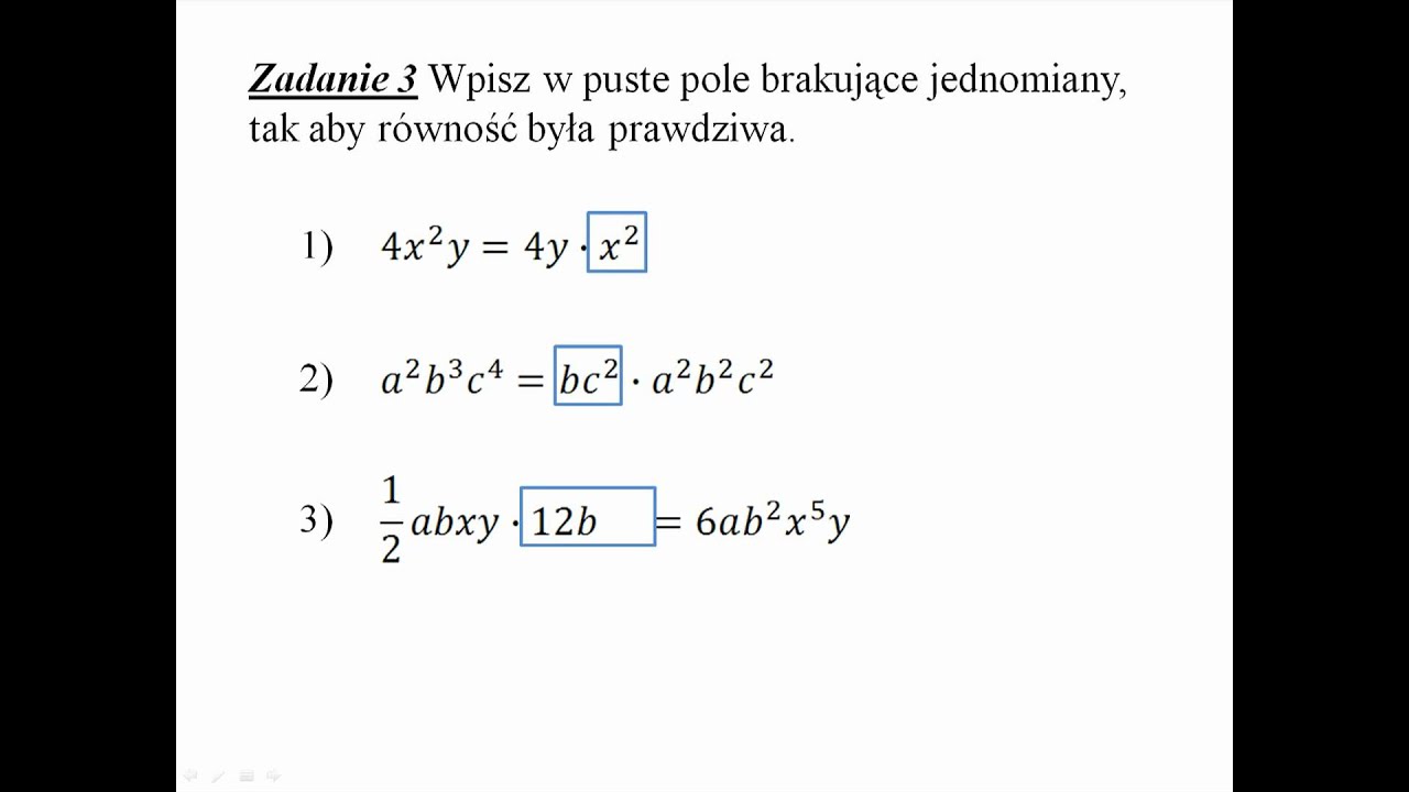 Wyrażenia Algebraiczne I Równania Klasa 6 Sprawdzian Pdf