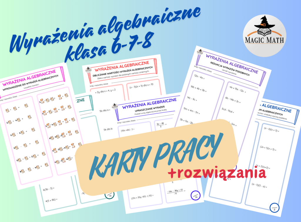 Sprawdzian Wyrażenia Algebraiczne Klasa 6