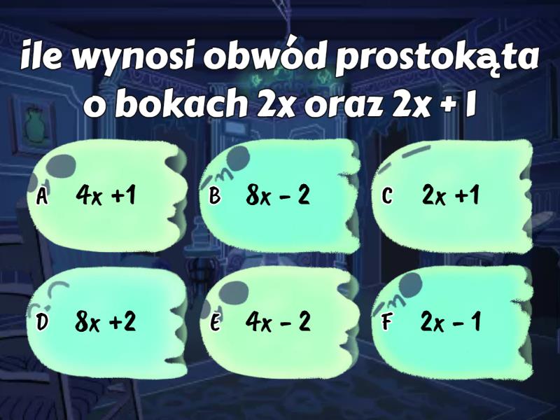 Wyrażenia algebraiczne - sprawdzian kl.6 - Quiz Sprawdzian Wyrażenia Algebraiczne Klasa 6