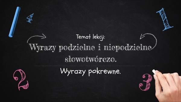 Wyrazy podzielne i niepodzielne słowotwórczo | Genially Wyrazy Podzielne I Niepodzielne Slowotwrczo