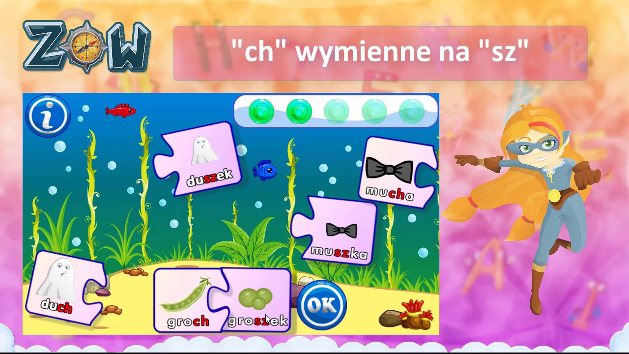 Wyrazy z ch wymiennym - YouTube Ch Wymiennym Na Sz Karty Pracy