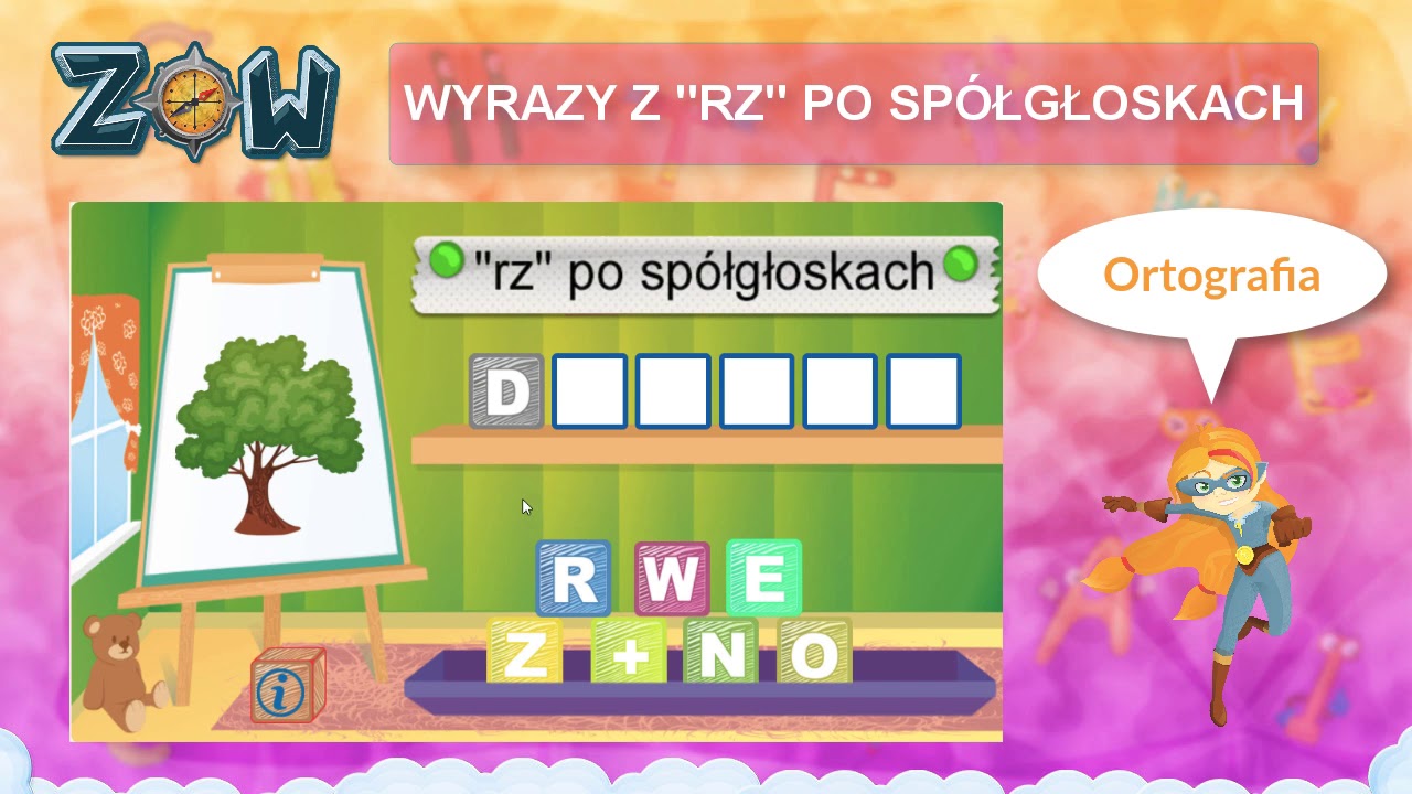 Rz Po Spółgłoskach Karty Pracy