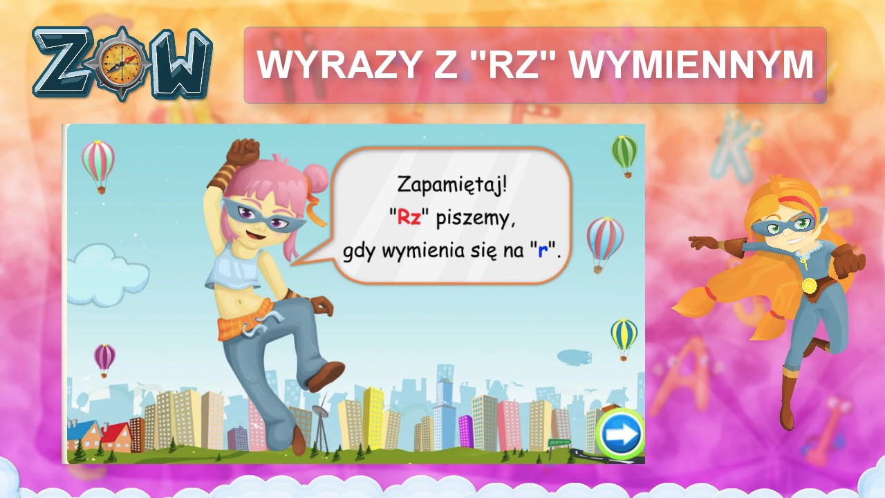 Wyrazy z rz wymiennym - YouTube Ch Wymiennym Na Sz Karty Pracy