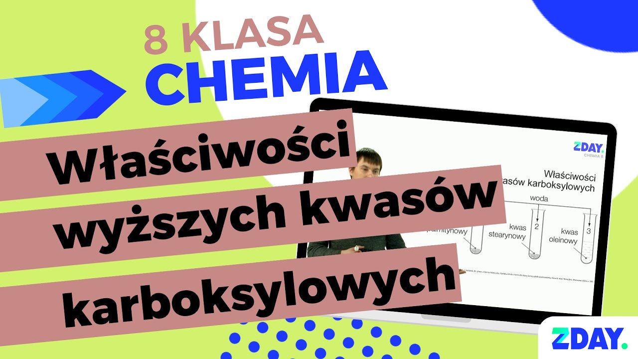 Wyższe kwasy karboksylowe | Chemia 8 klasa - YouTube Test Chemia Klasa 8