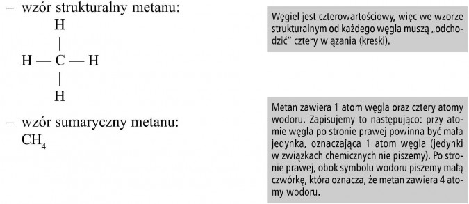 Wzór Sumaryczny I Strukturalny Metanolu