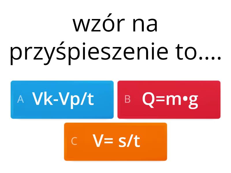 Wzory fizyka klasa 7 - Test Wzory Fizyka Klasa 7 I 8