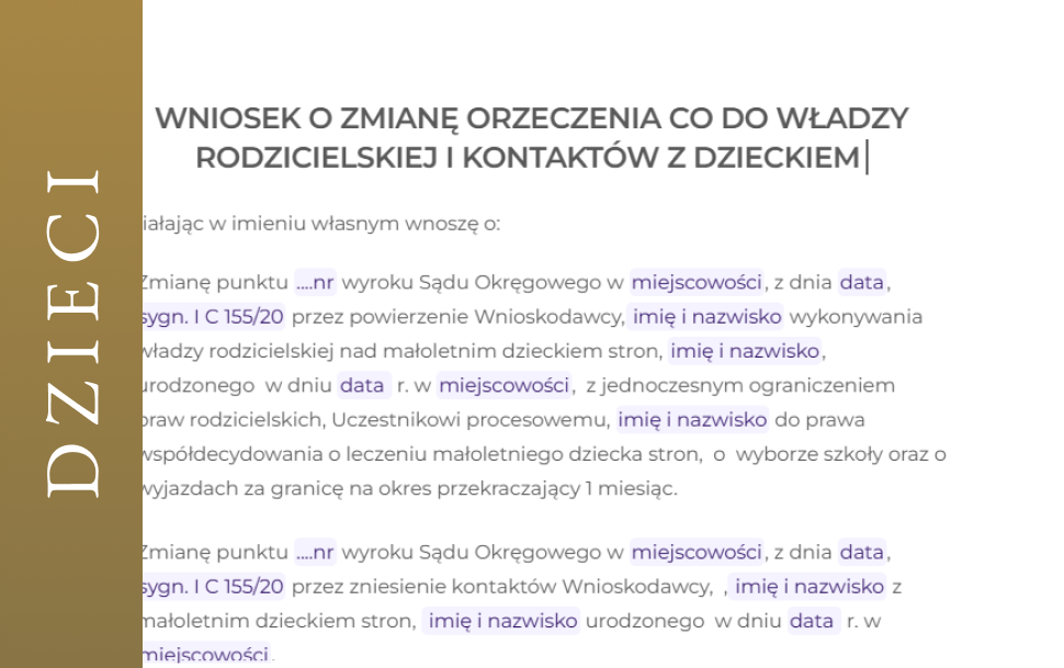 Wzory pozwów i wniosków w sprawach rodzinnych ZA DARMO! Wniosek O Orzeczenia Niepełnosprawności Bełchatów