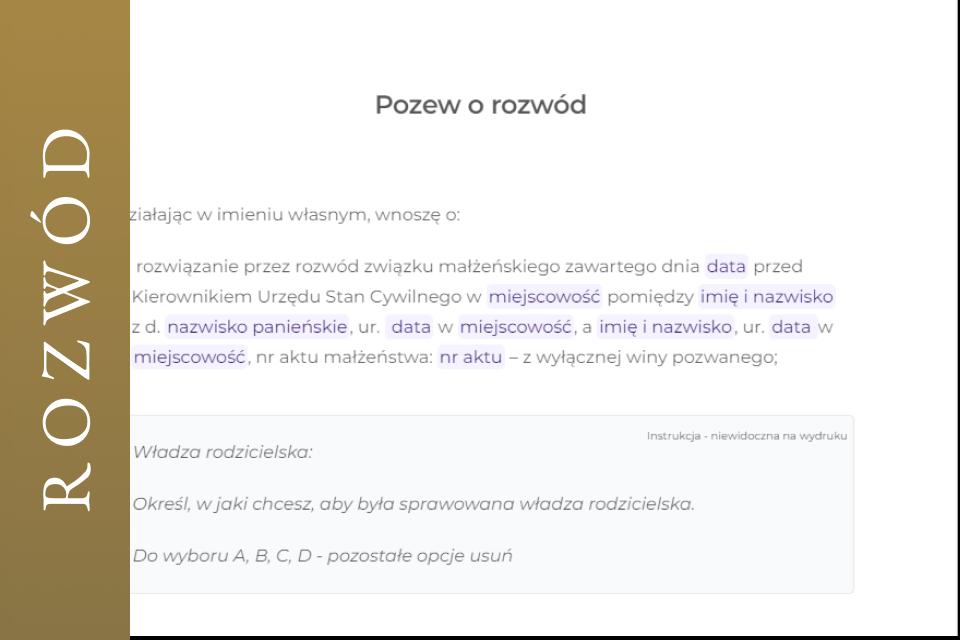Wzory pozwów i wniosków w sprawach rodzinnych ZA DARMO! Pozew O Zaprzestanie Naruszania Dóbr Osobistych