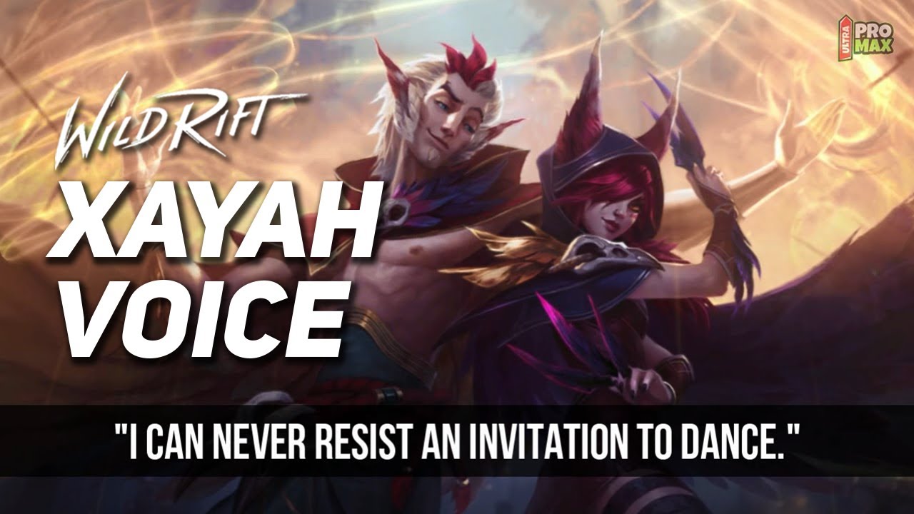 Xayah Voice Quotes/Audio In Wild Rift | Xayah All Voice Lines [English League Of Legends Xayah Voice Actor