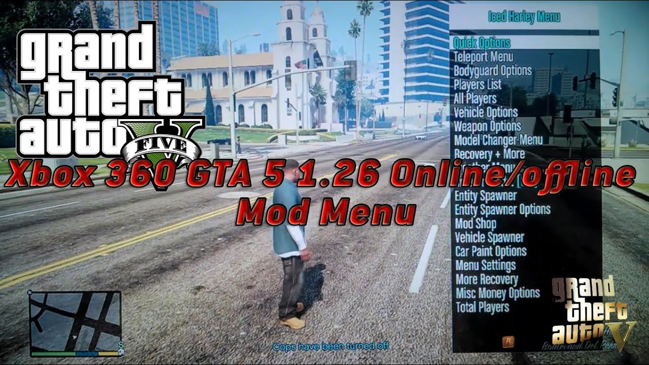 Xbox 360 GTA 5 1.26 Online/Offline Mod Menu - YouTube Gta 5 Xbox 360 Offline