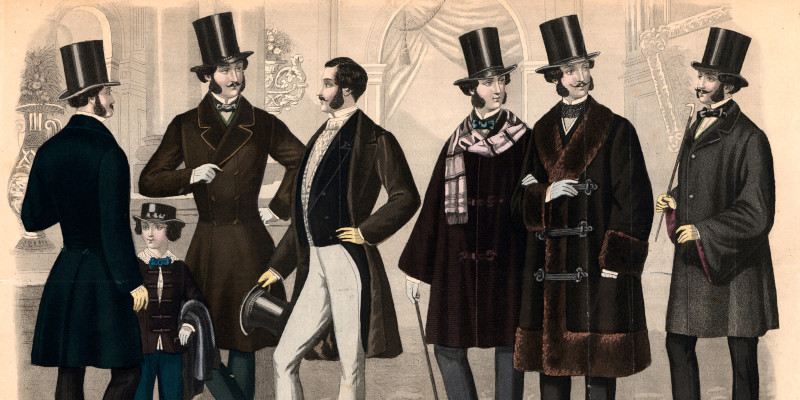 XIX-wieczna moda męska » Historykon.pl Pierwsza Polowa Xix Wieku