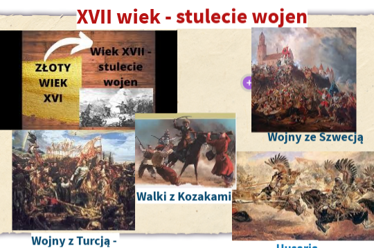 XVII wiek - stulecie wojen Xvii Wiek Stulecie Wojen Klasa 4