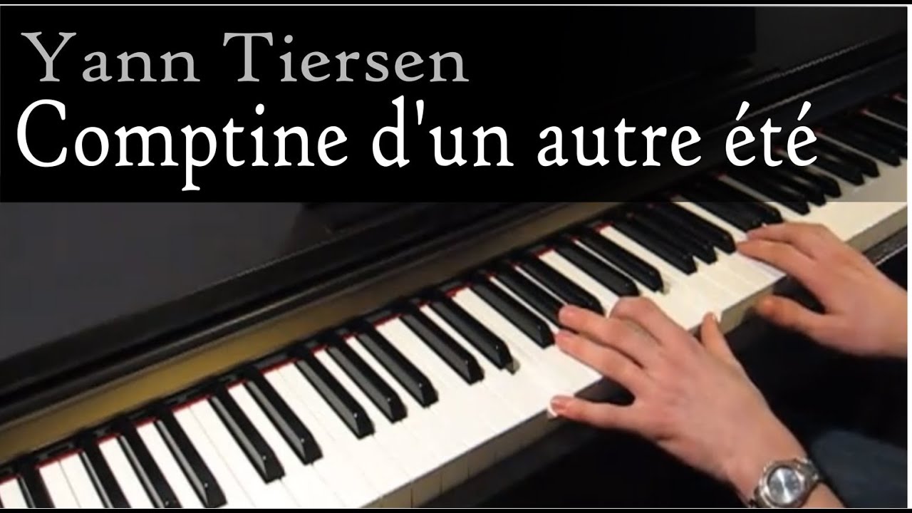 Comptine D Un Autre Ete Piano