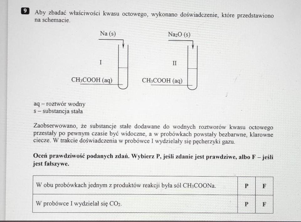 Sprawdzian Z Chemii Klasa 8 Pochodne Węglowodorów