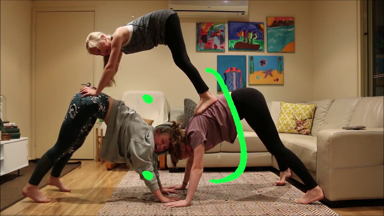 YOGA CHALLENGE 3 PERSON - YouTube Yoga Challenge Joga Dla 2 Osob