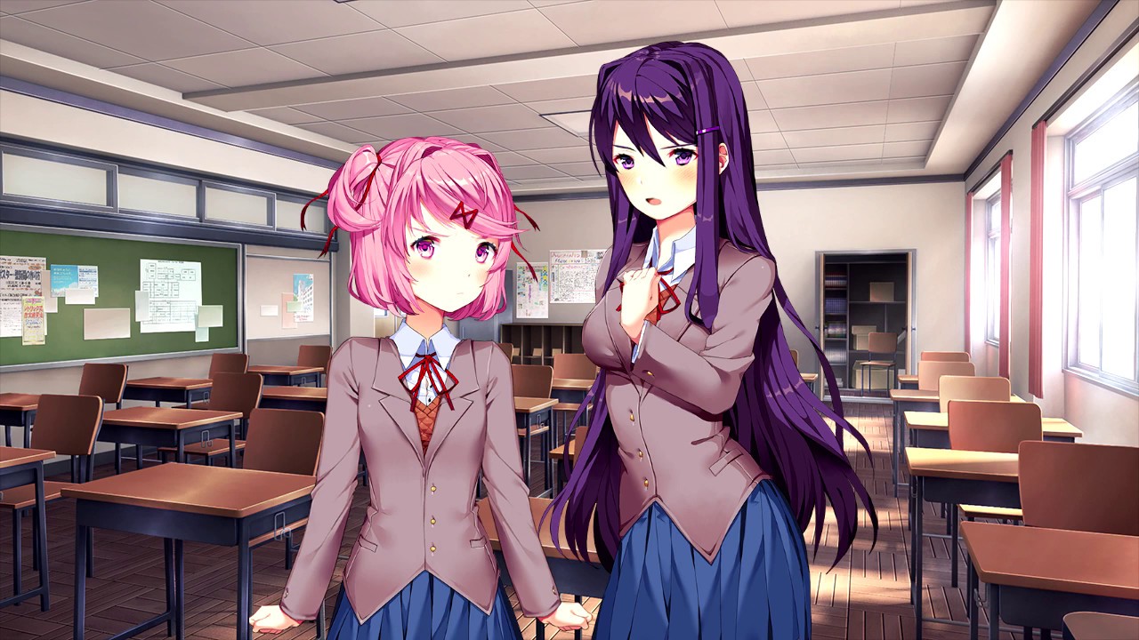 Yuri and Natsuki's Fight dub (Doki Doki Literature Club!) - YouTube Doki Doki Natsuki X Yuri
