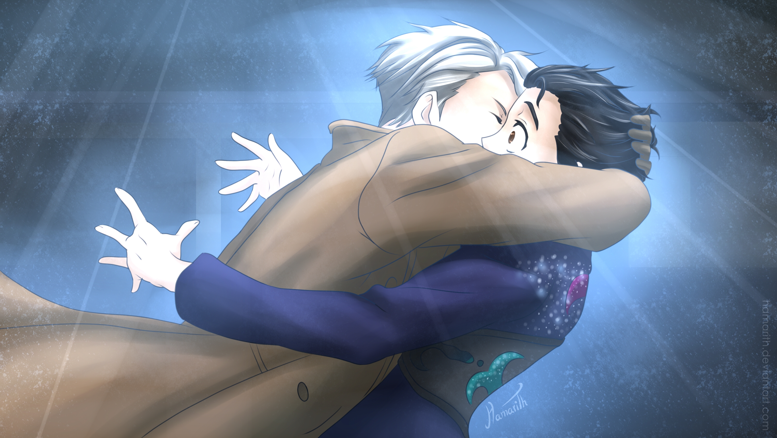 Yuri On Ice Yuri And Victor Kiss