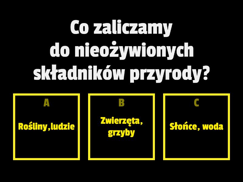 z działu 1 Tajemnice przyrody 4 klasa - Test Tajemnice Przyrody Test Klasa 4