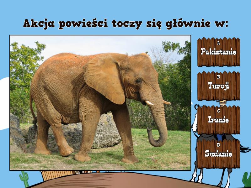 z lektury ''W pustyni i w puszczy'' - Test W Pustyni Iw Puszczy Test Profesor