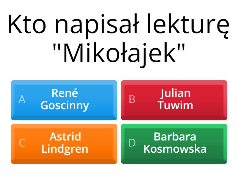 Praca Klasowa Z Mikolajka Klasa 4