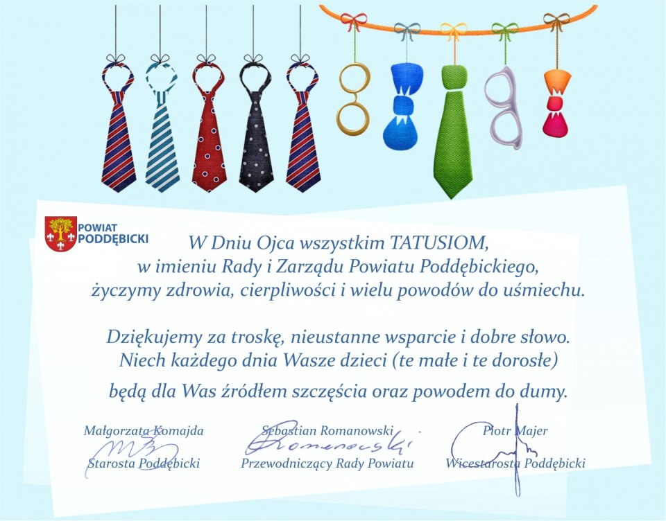 Z najlepszymi życzeniami z okazji Dnia Ojca - Aktualności - Powiat Obrazki Z Okazji Dnia Chłopaka