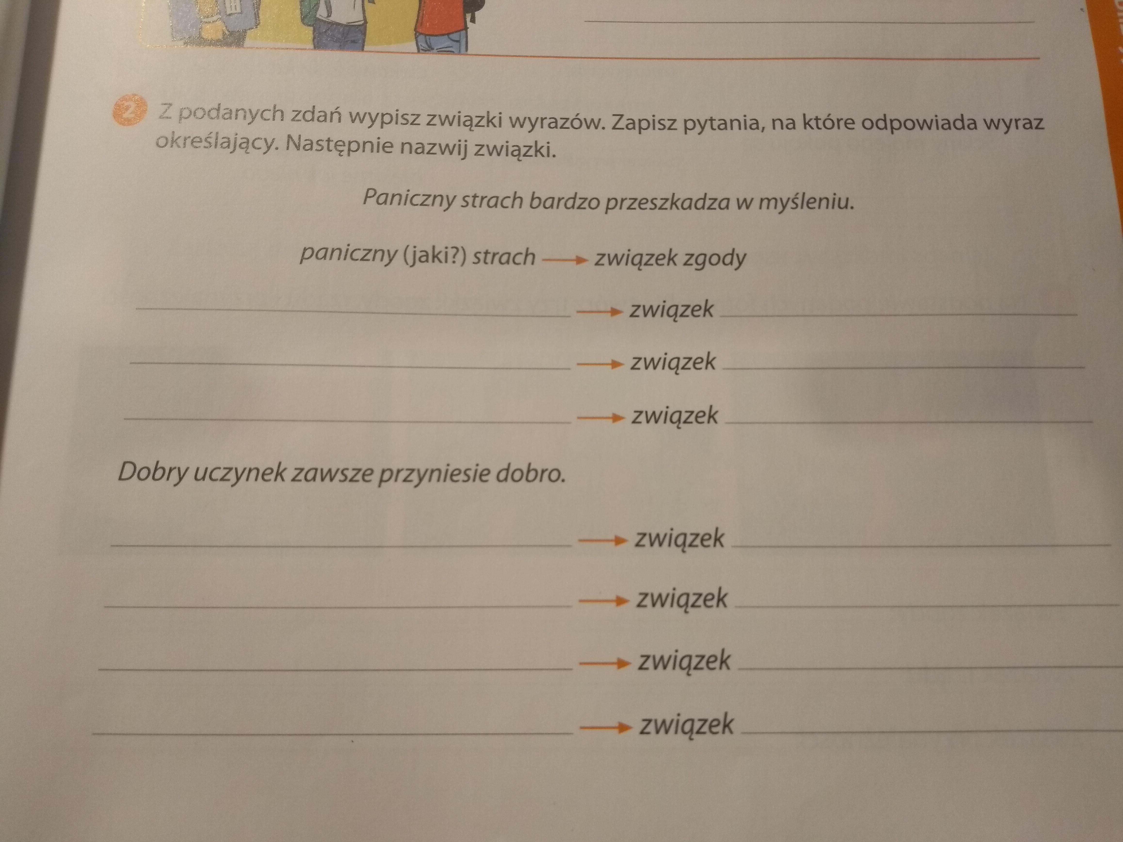 Z podanych zdań wypisz związki wyrazów. Zapisz pytania, na które Z Podanych Właściwości Wypisz Te Które Dotyczą Powietrza