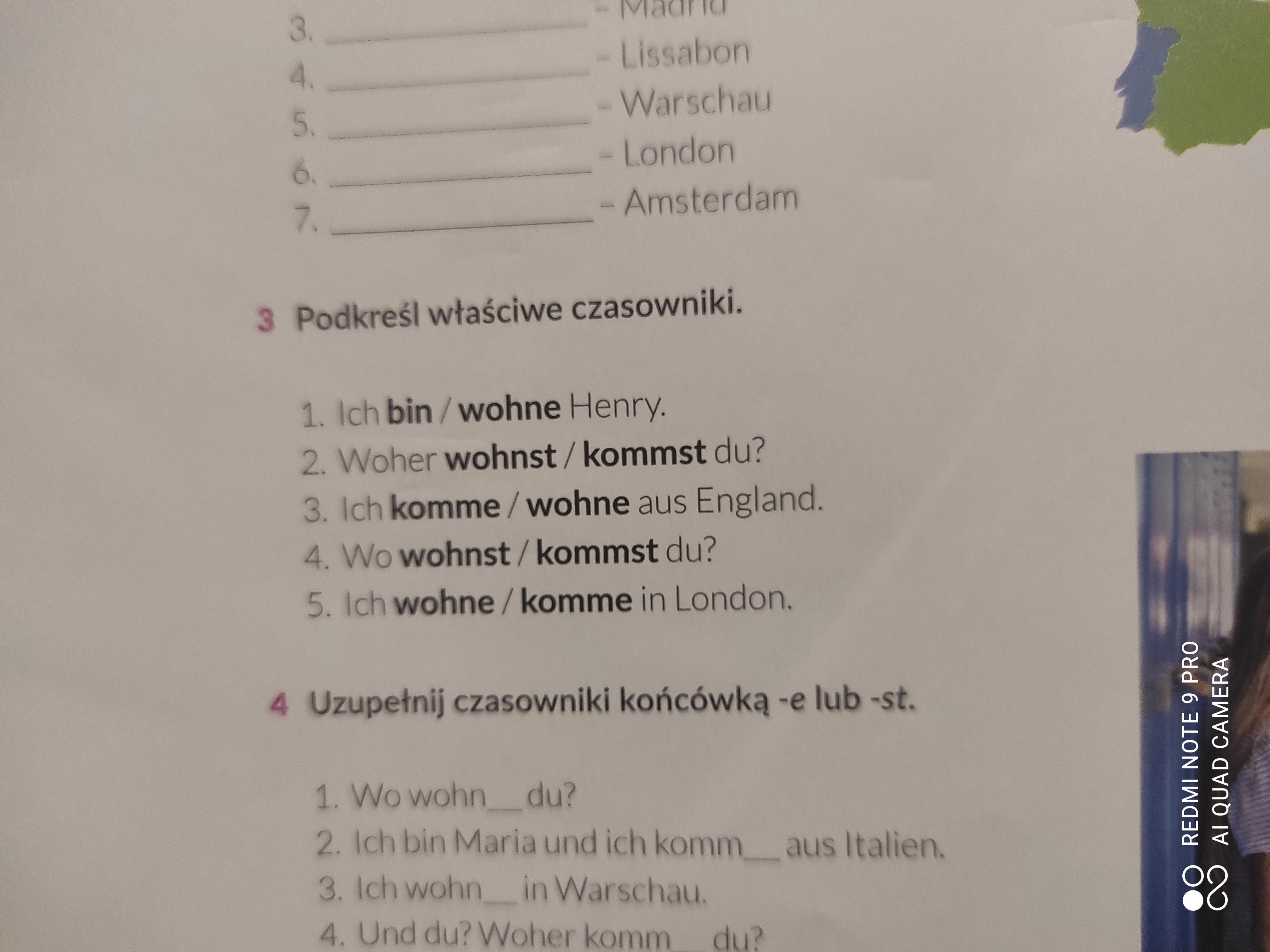 Zad 13str 12 niemiecki cwiczenia - Brainly.pl Podręcznik I ćwiczenia Do Niemieckiego Klasa 6