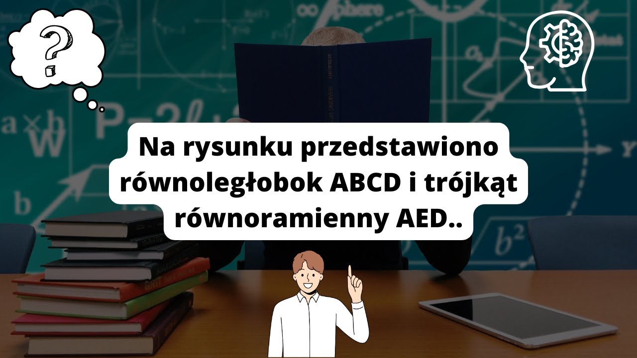 Zad.12 Na rysunku przedstawiono równoległobok ABCD i trójkąt Na Rysunku Przedstawiono Rwnoleglobok Abcd