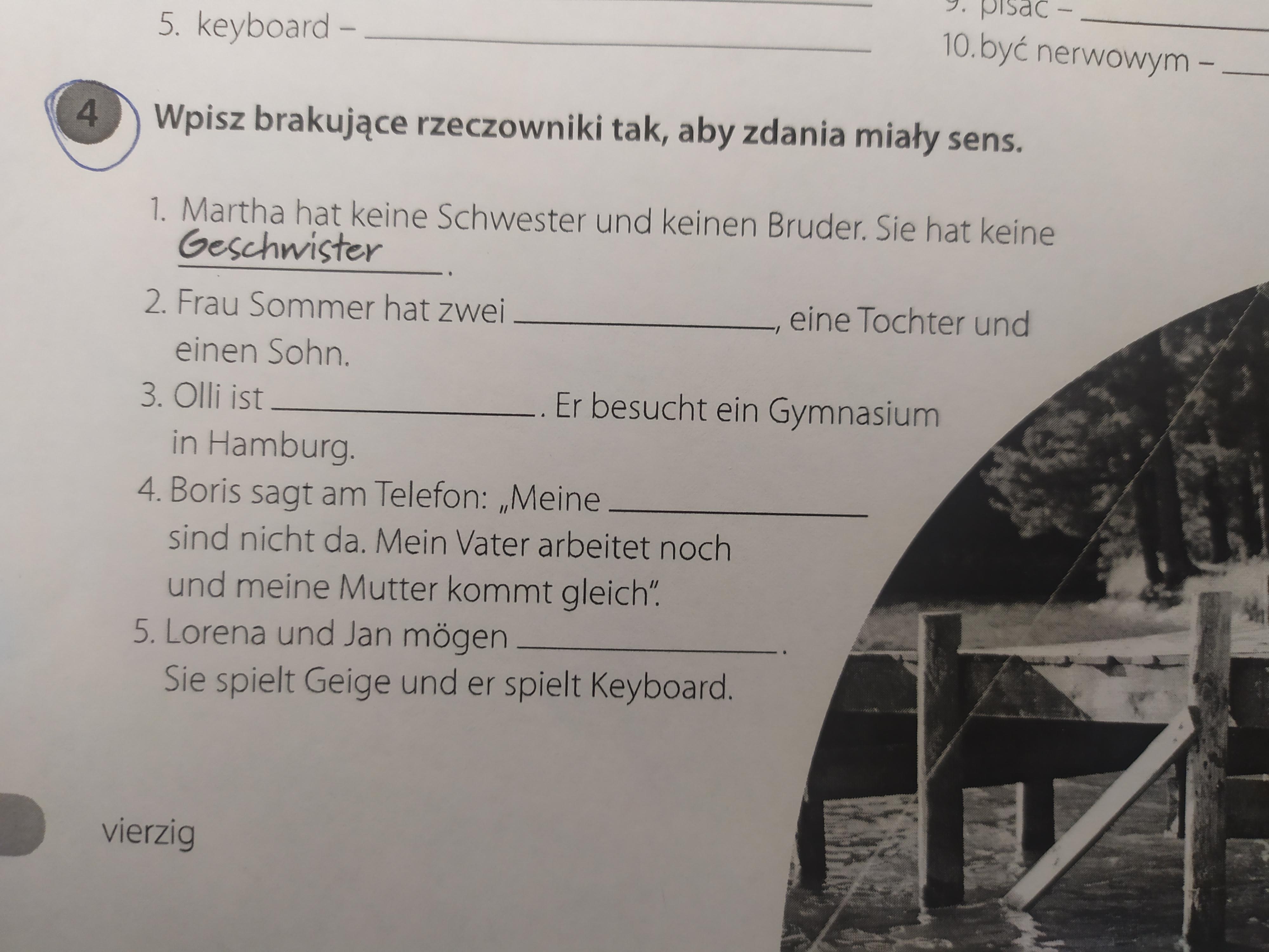 Kartkówka Z Niemieckiego Klasa 7
