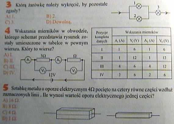 Prąd Elektryczny Klasa 8 Zadania Pdf
