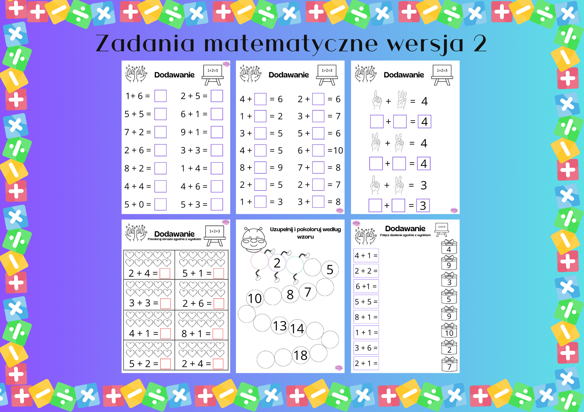 Zadania matematyczne wersja 2 Rozwiązanie Zadania Klasa 2 Podstawowa