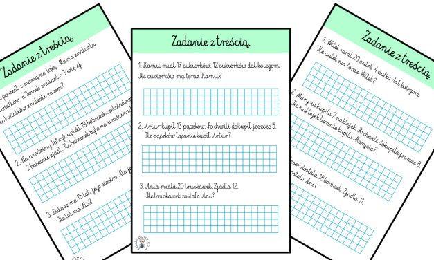 Zadania tekstowe dla klasy 1: Karty pracy PDF do druku za darmo Zadania Tekstowe Z Matematyki Klasa 1 Do Wydruku