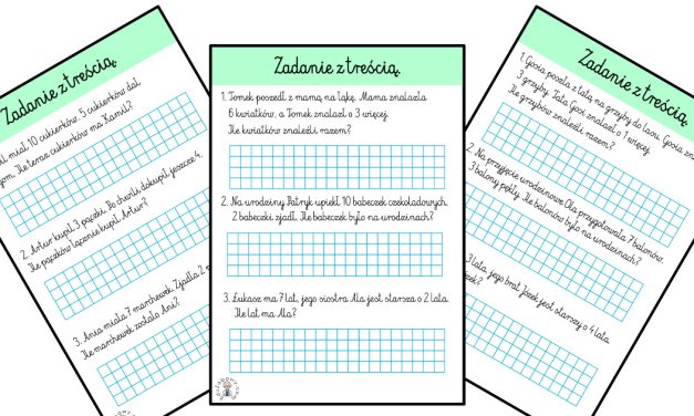 Zadania tekstowe dla klasy 1: Karty pracy PDF do druku za darmo Zadania Tekstowe Z Matematyki Klasa 1 Do Wydruku