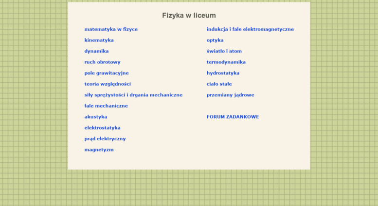 Zadania z kinematyki liceum - mybestlopma Sprawdzian Z Kinematyki Klasa 7