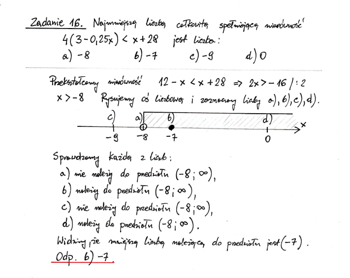 Zadania Powtrzeniowe Z Matematyki Klasa 8