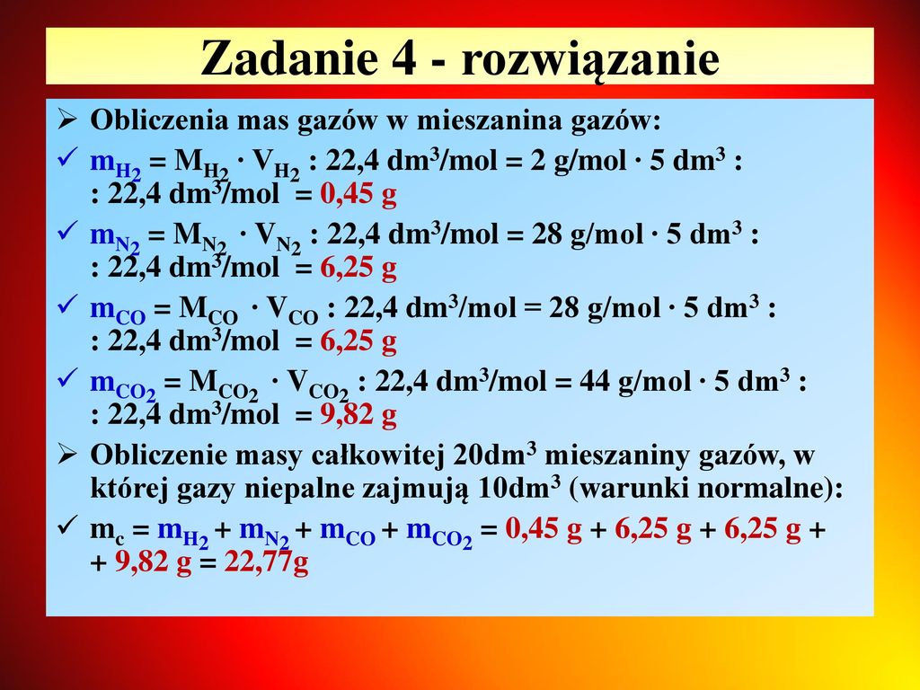 Sprawdzian Gazy I Ich Mieszaniny Wersja B