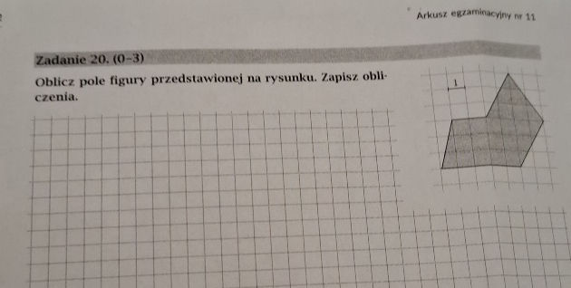 Oblicz Pole Figury Przedstawionej Na Rysunku