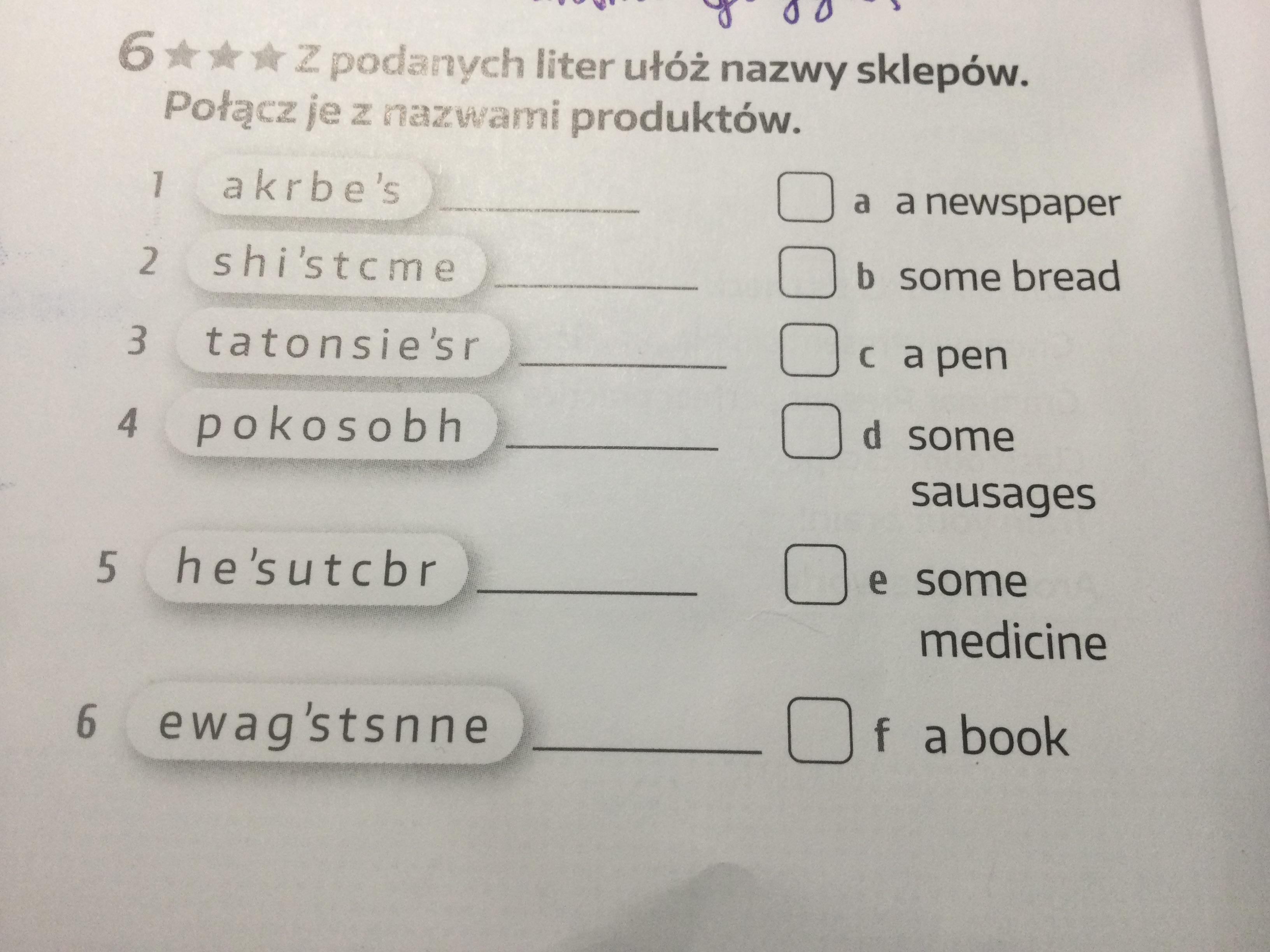 Z Podanych Liter Ułóż Nazwy Zawodów I Podpisz Ilustracje