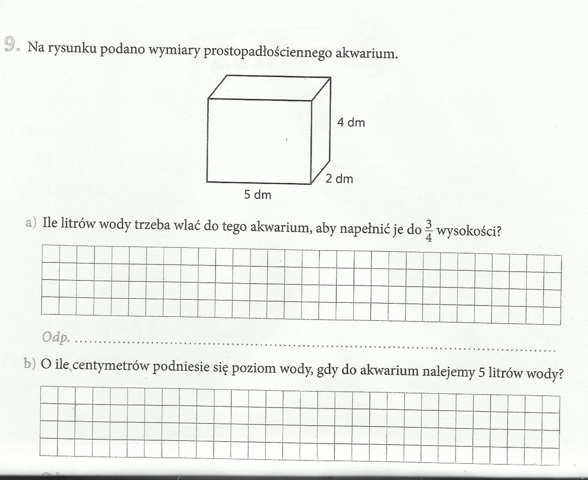 Zadania Z Matematyki Dla Klasy 5
