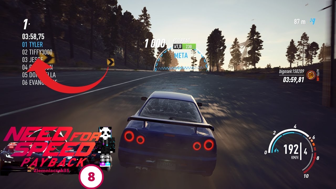 Zagrajmy w Need for Speed: Payback #8 W KOŃCU SKOŃCZYŁEM TEN WYŚCIG!😲😲😲 Zagrajmy W Need For Speed Payback