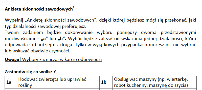 Zajęcia z rozwoju osobistego: Kwestionariusz temperamentu wg Florence Kwestionariusz Temperamentu Wg Florence Littauer