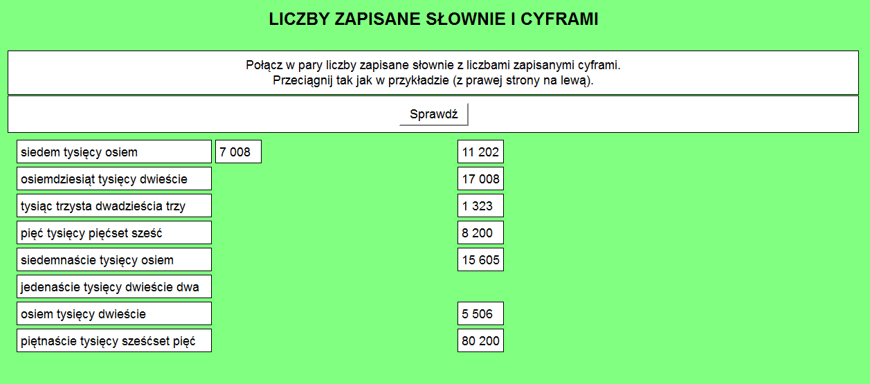 Zapisywanie I Porównywanie Liczb Klasa 5