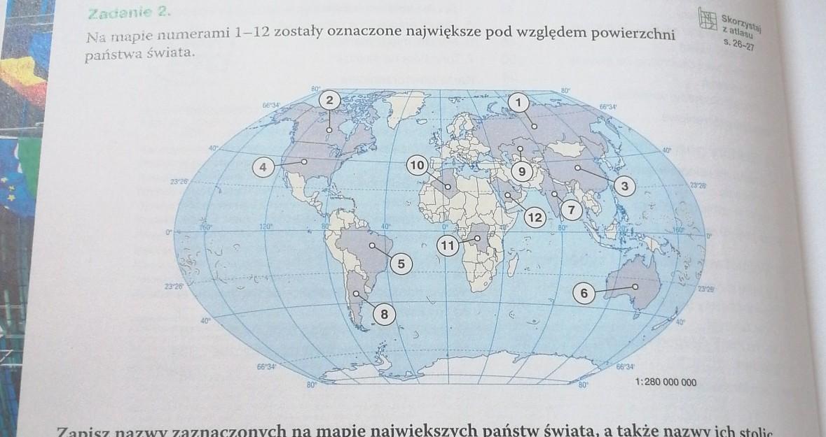 Rozpoznaj Osiem Panstw Zaznaczonych Na Mapie Lezacych W Regionie