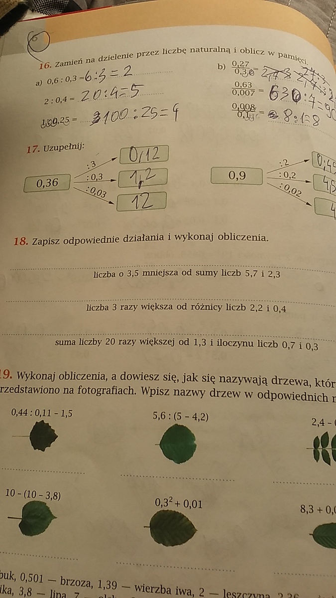 Zapisz Odpowiednie Działania I Wykonaj Obliczenia